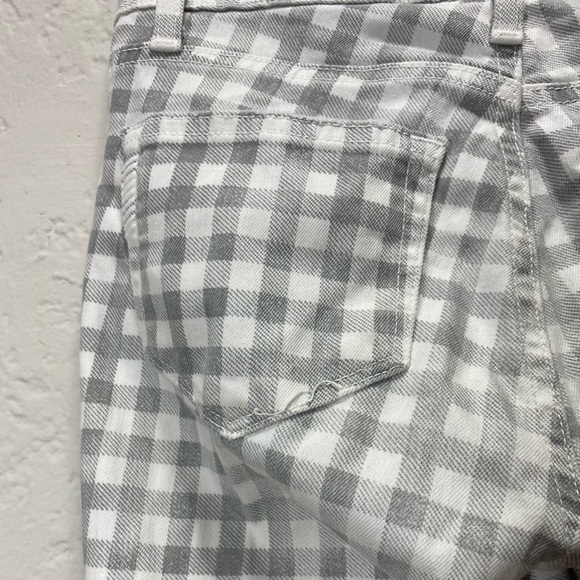 PAIGE Verdugo Ankle Skinny Jeans in Grey Gingham size 25 - Picture 11 of 12
